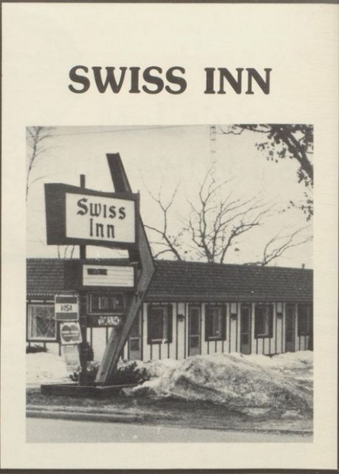Swiss Inn (Vina Del Mar Motel) - Vintage Yearbook Ad (newer photo)